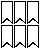 Six white ribbons.png